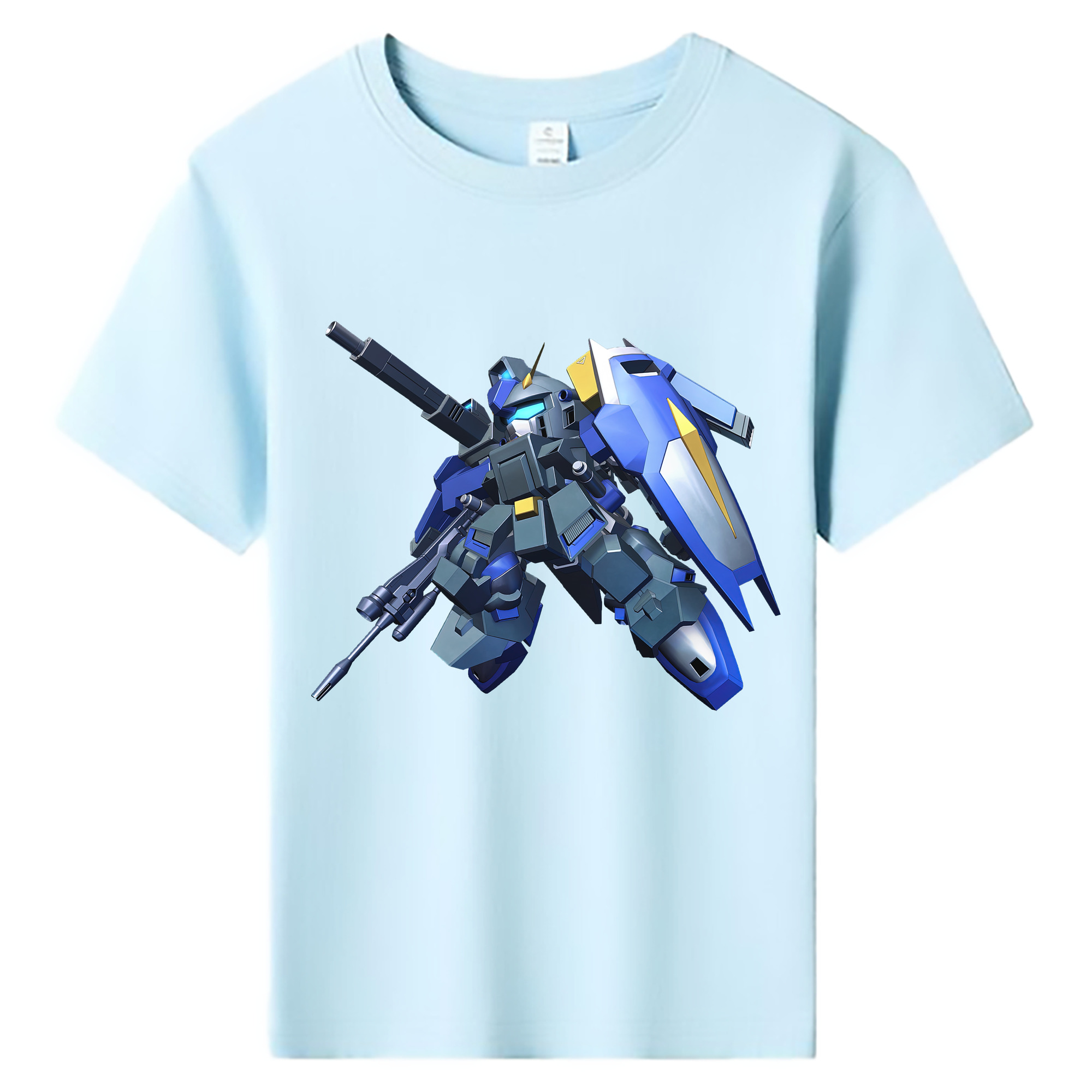 （画像用） 機動戦士ガンダム Mobile Suit Gundam 綿100％キッズTシャツ（フロントプリント）